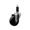 Service Caster 3.5'' SS Phenolic Wheel Swivel 1-1/8'' Expanding Stem Caster SCC-SSEX20S3514-PHS-118 - alternate 1